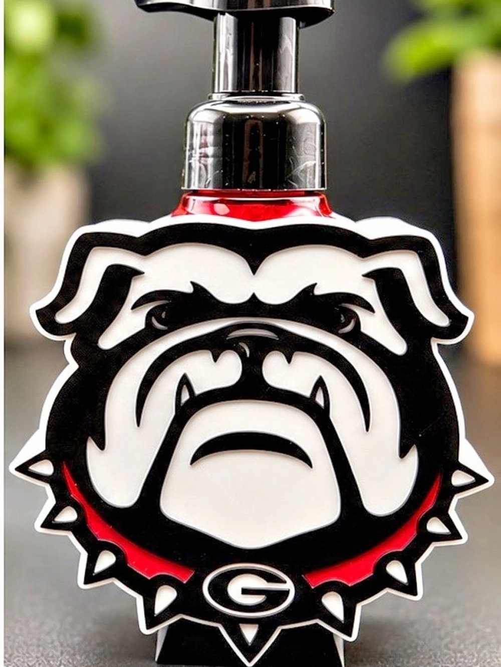 Bulldog Soap Holder in Black & White